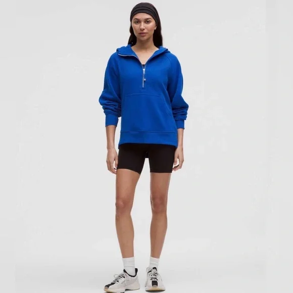 Lululemon Scuba Oversized Half Zip Long Hoodie - Picture 2 of 6